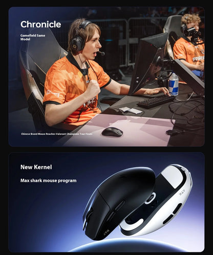ATK F1 V2 Wireless Gaming Mouse – PAW3950, 38g Ultra-Light, 750IPS, 0.243ms Latency for FPS