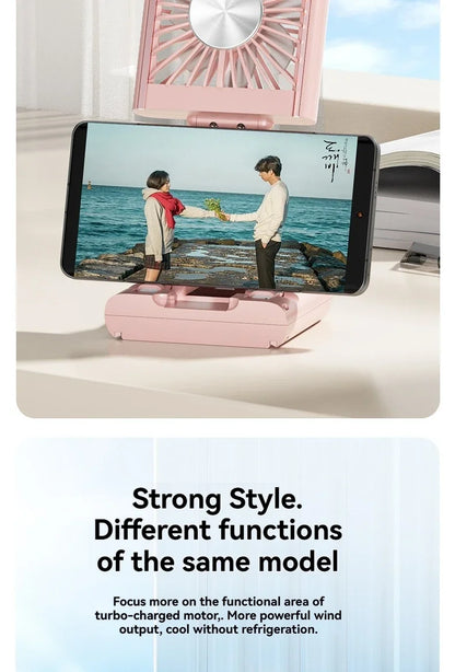 Portable Foldable USB Neck Fan 2025 – Handheld Semiconductor Cooling, Outdoor & Desktop