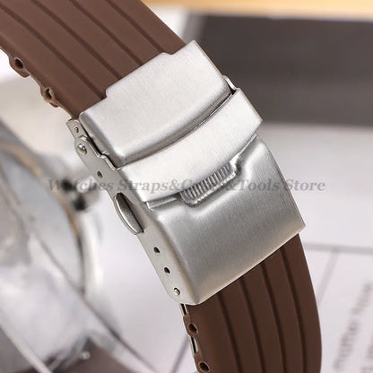 Quick Release Silicone Watch Strap 18–24mm – For Huawei, Seiko, Omega, Fossil & More