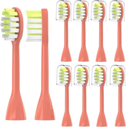 Replacement heads for R.E.D. Shopping electric toothbrush, soft bristles, suitable for adults, available in 4, 6, or 8 pack.