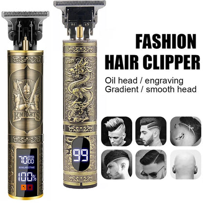 Cordless Professional Hair Clipper - USB Fast Charging, Precision Cutting