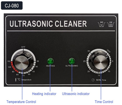 Ultrasonic Cleaner 1.3L–30L | 40KHz 220V EU Plug | Professional Ultrasound Bath