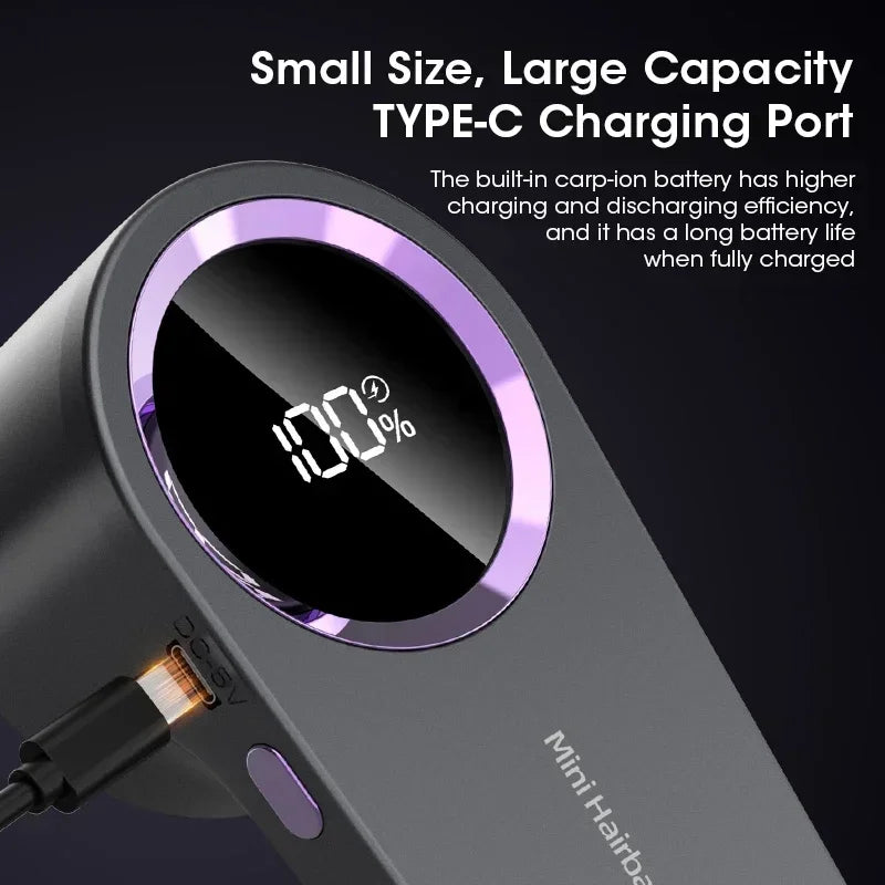 Electric Lint Remover — Smart LED Digital Display, USB Charging, Portable Fabric Hair Ball Trimmer