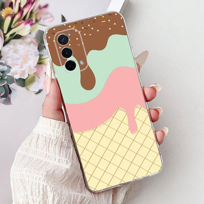Luxury Painted Soft Silicone Case for Oppo A74 5G – Shockproof Back Cover
