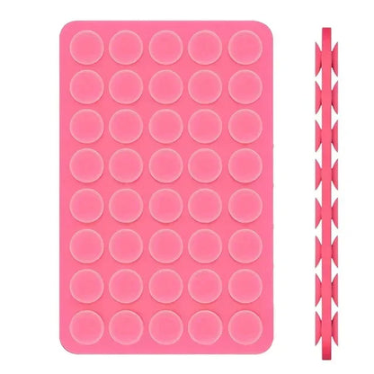 Silicone Suction Phone Case Mount – Reusable, Attaches to Any Surface, iPhone & Android