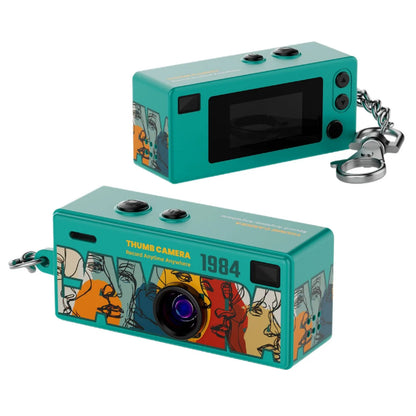 Portable Mini Thumb Camera 1080P FHD – 130° Wide-Angle, Autofocus, Fill Light, TFT LCD Screen