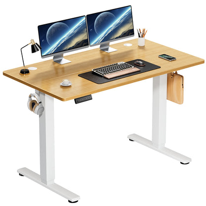 JHK Electric Standing Desk 40x24" – Height Adjustable Sit-Stand Ergonomic Workstation