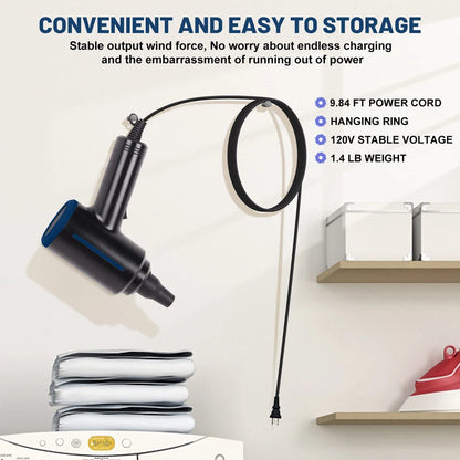 ATENGO TD08 500W Electric Air Duster – Cordless Handheld Blower & Vacuum for PC, Car, Desk