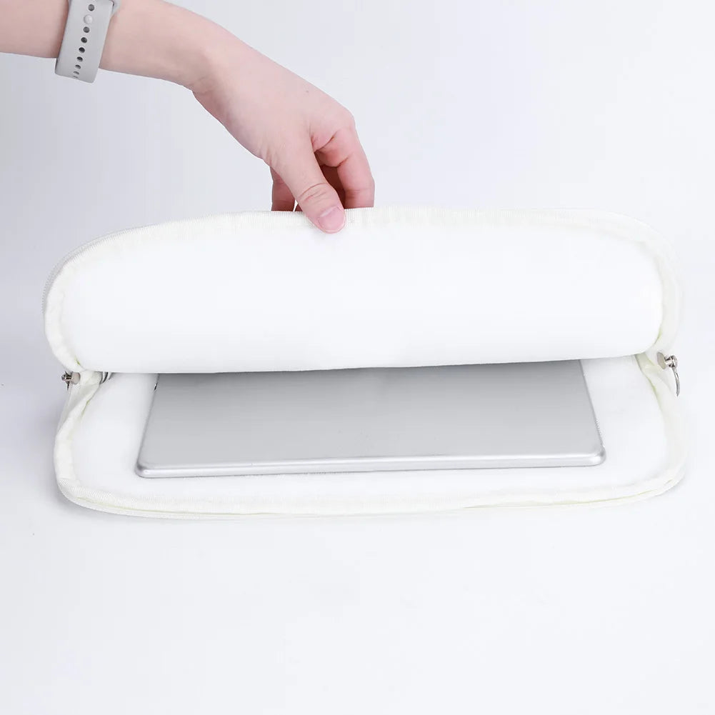 Coquette Floral Laptop Sleeve – 11"/13"/15", Cotton Liner, Carrying Case for Office