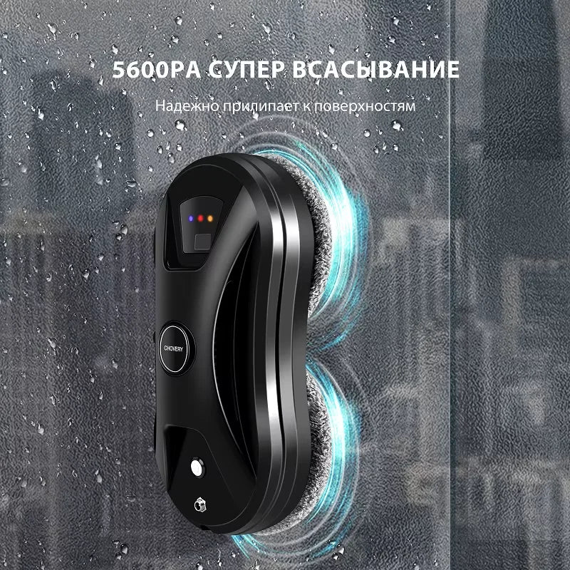 CHOVERY Robot Window Cleaner – Smart Home Glass Cleaning Robot with Remote Control