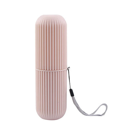 Portable Toothbrush & Toothpaste Holder Case – Travel & Camping Storage Box
