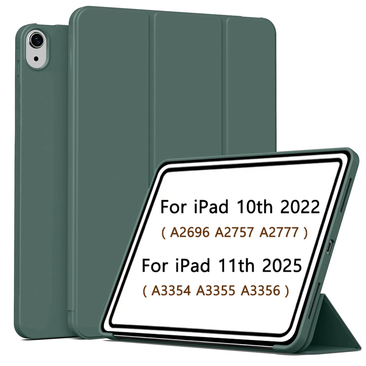 Magnetic Slim Trifold iPad Case – 11" 2025 / 10.9" 2022