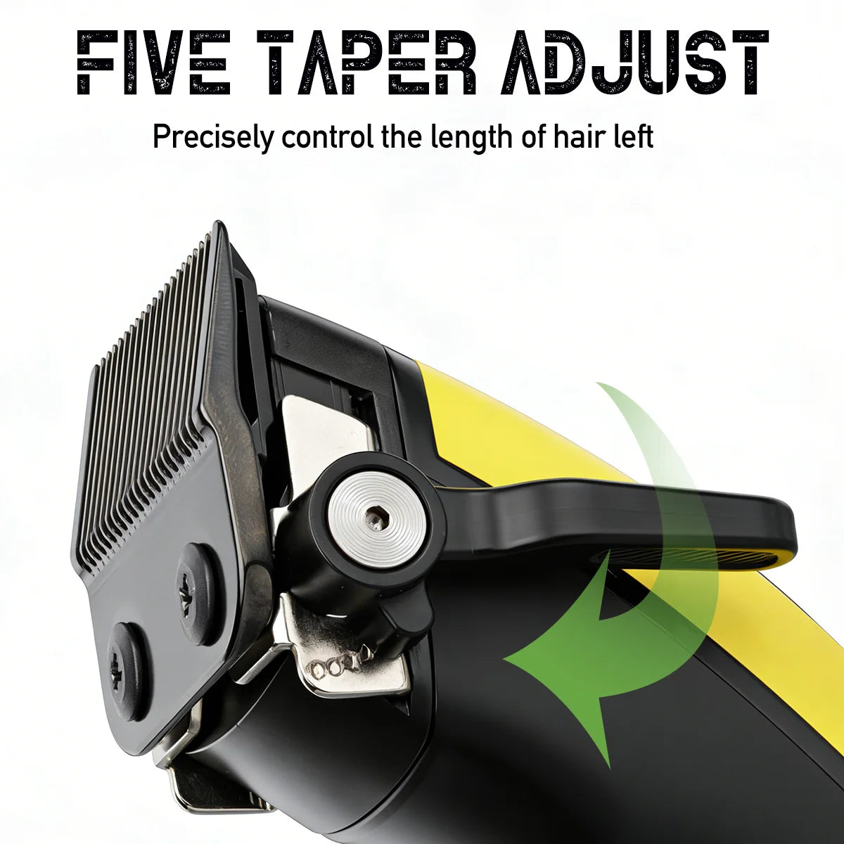 BRDCLIP 898C Professional Hair Clipper – 8000 RPM, DLC Blade, 160min Runtime, Barber & Home Use