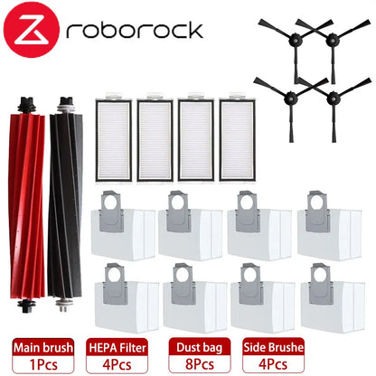 Roborock Q8 Max / Q8 Max+ / Q5 Pro / Q5 Pro+ Robot Vacuum Accessories – Brush, Filter, Mop & Dust Bag