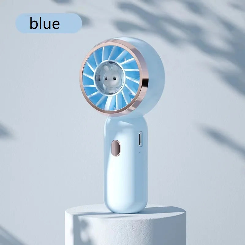 Mini Portable Handheld Fan – USB Rechargeable, 3 Speeds