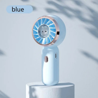Mini Portable Handheld Fan – USB Rechargeable, 3 Speeds