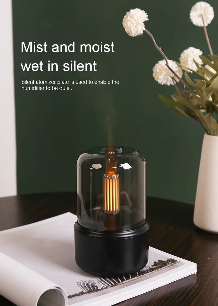 KINSCOTER USB Mini Aroma Diffuser & Ultrasonic Humidifier – 120ml/150ml Bedroom Diffuser