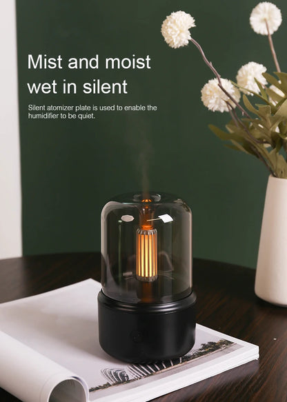 KINSCOTER USB Mini Aroma Diffuser & Ultrasonic Humidifier – 120ml/150ml Bedroom Diffuser