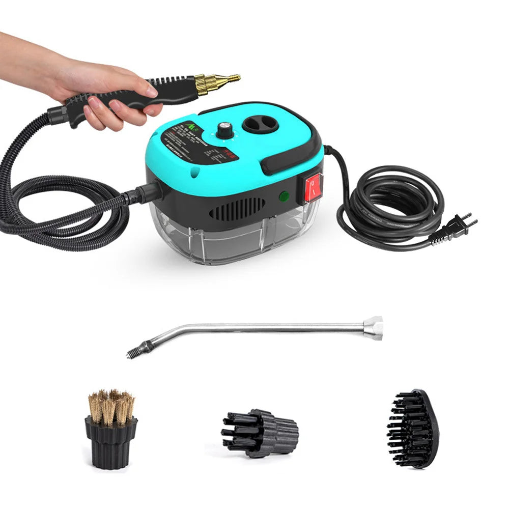 2500W Steam Cleaner 1200ml – High Temperature Pressure Washer for AC, Kitchen Hood & Car 220V