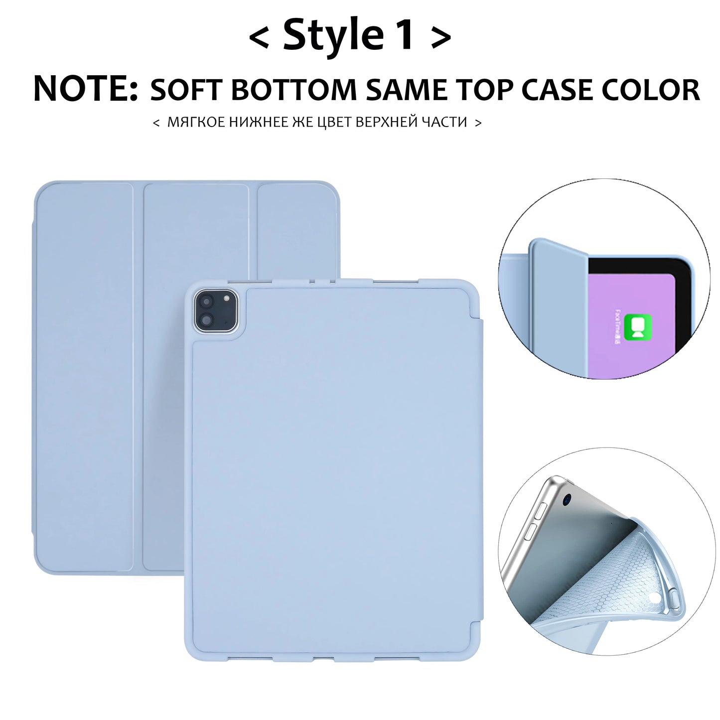 EGYAL iPad Case – Shockproof Silicone Cover for iPad Pro, Air, Mini, 9.7–12.9"