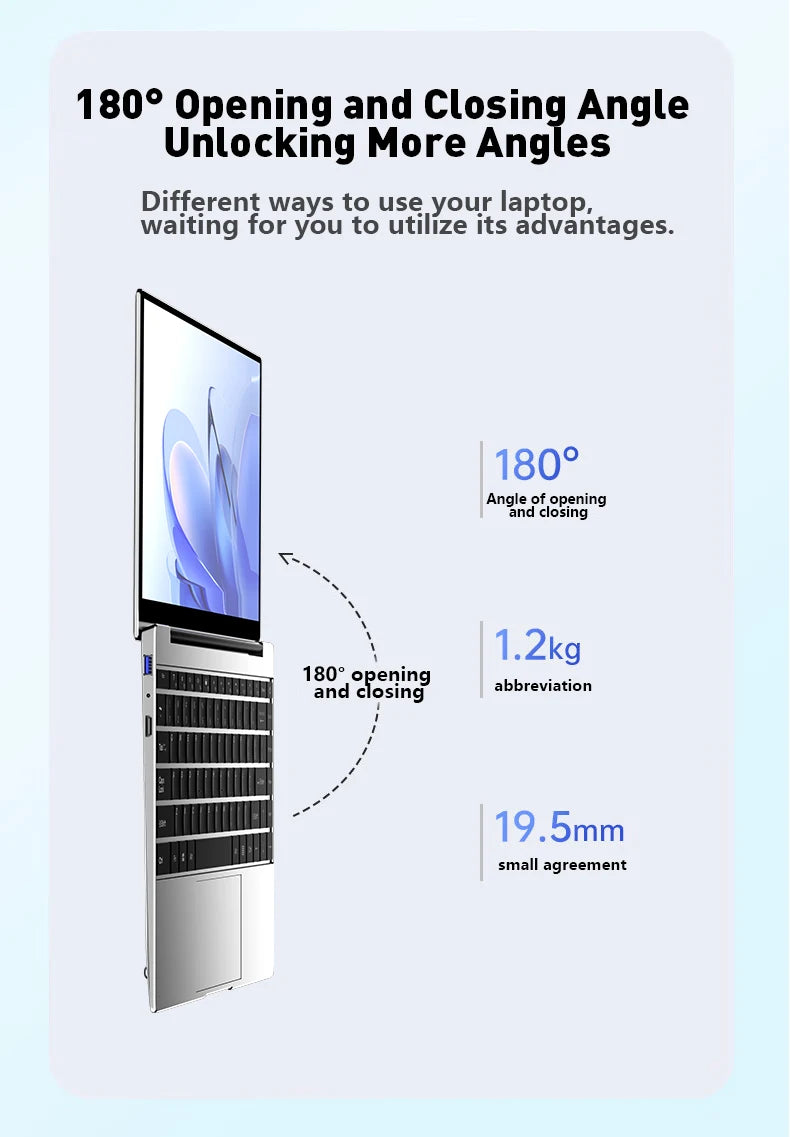 14.1" Ultra Slim Notebook – Intel N3700 16GB RAM 2TB SSD 1920x1080 Windows 11 Pro