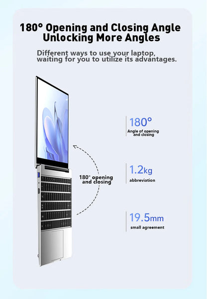 14.1" Ultra Slim Notebook – Intel N3700 16GB RAM 2TB SSD 1920x1080 Windows 11 Pro