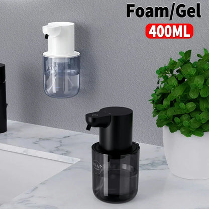 JPNPL Automatic Soap Dispenser – 400ml, 4-Gear Infrared Sensor, Foam & Liquid, IPX5, for Home & Bathroom