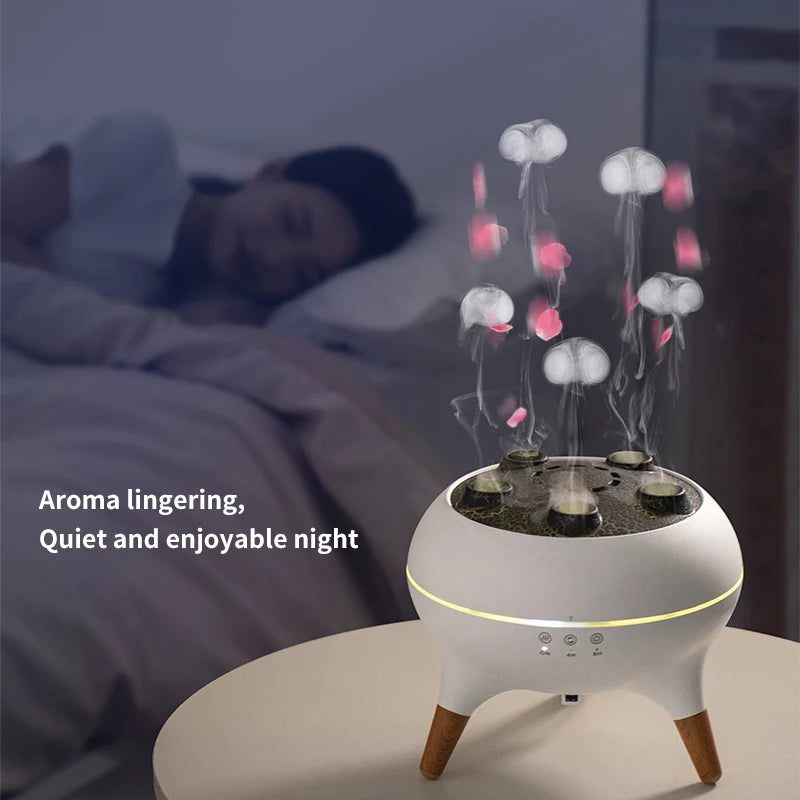 Jellyfish Aroma Humidifier & Aromatherapy Diffuser – Ultrasonic Essential Oil Mist with Remote Control