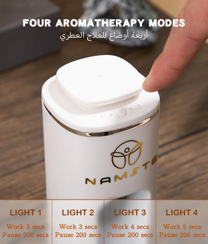 Namste Car Air Freshener 10ML – USB Rechargeable with 7-Color LED