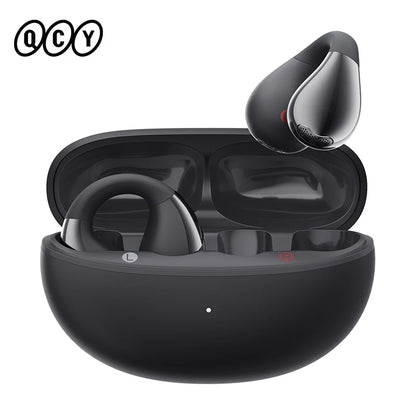 QCY Crossky C30 Ear Clip Bluetooth 5.4 Earphones – Open Ear Sports TWS, Dual-Connection