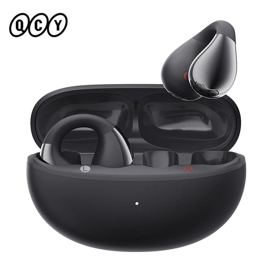 QCY Crossky C30 Ear Clip Bluetooth 5.4 Earphones – Open Ear Sports TWS, Dual-Connection