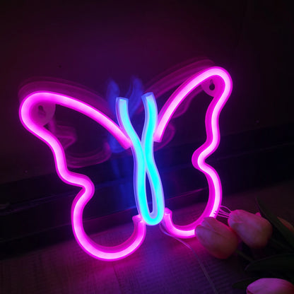 LED Neon Sign – USB/Battery Powered, Customizable, Bar & Bedroom Wall Decor