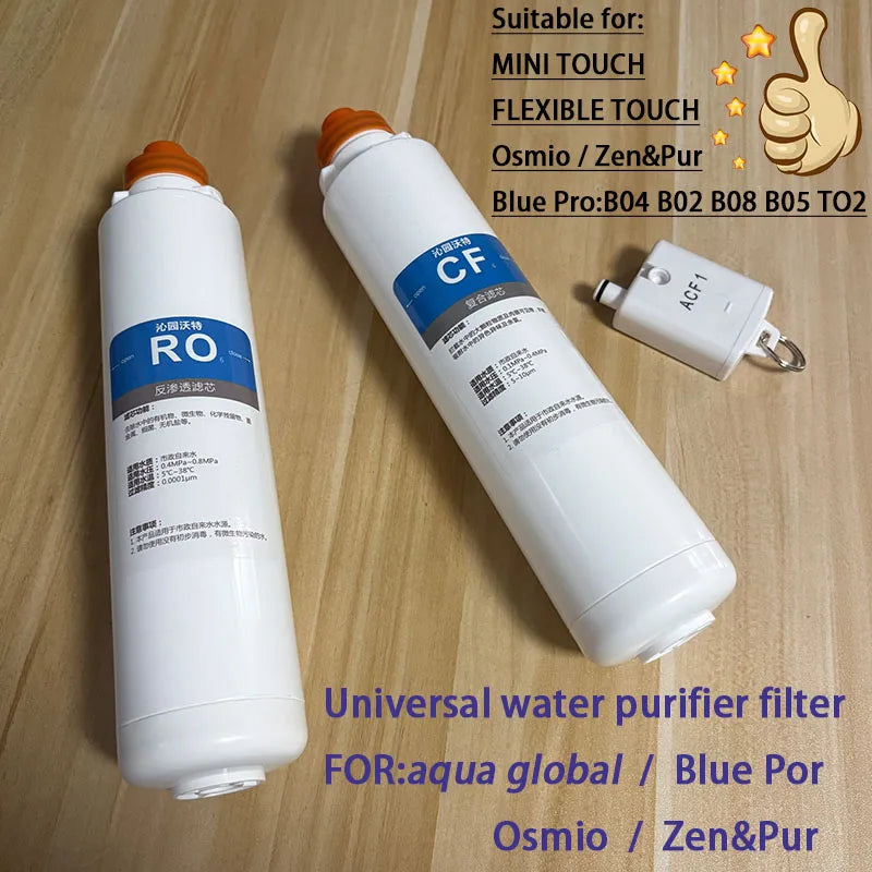 Aqua Global MINI TOUCH / FLEXIBLE TOUCH Water Purifier Filter Set