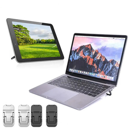 Adjustable Foldable Laptop & Keyboard Stand – Aluminum Alloy, Corrosion Resistant, Mini Office Support