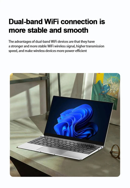 FUCHU 14.1" Laptop – Intel Core i9-10980HK, 16GB DDR4, up to 2TB SSD, Windows 11 Pro
