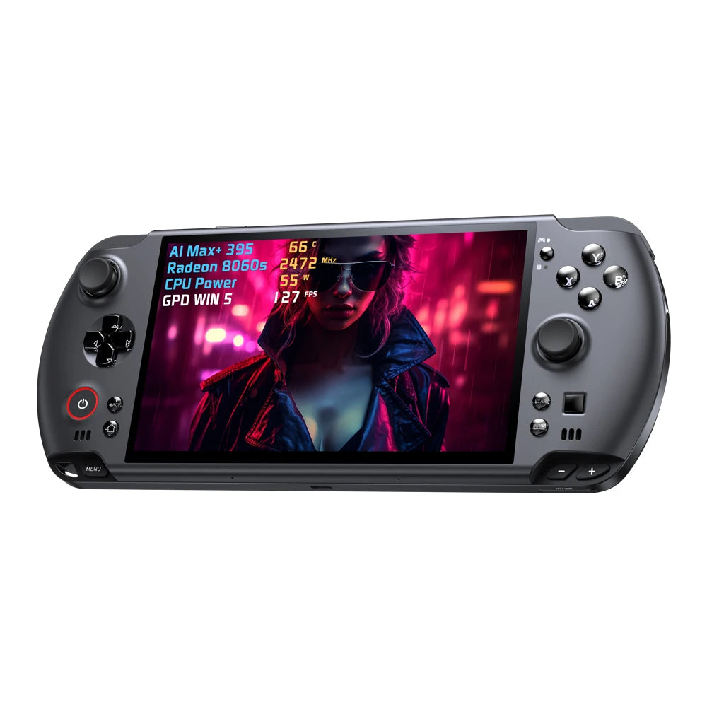 GPD WIN 5 Handheld Gaming PC – AMD Ryzen AI, 7" OLED 120Hz, 32/64GB DDR5, up to 2TB SSD, Windows 11
