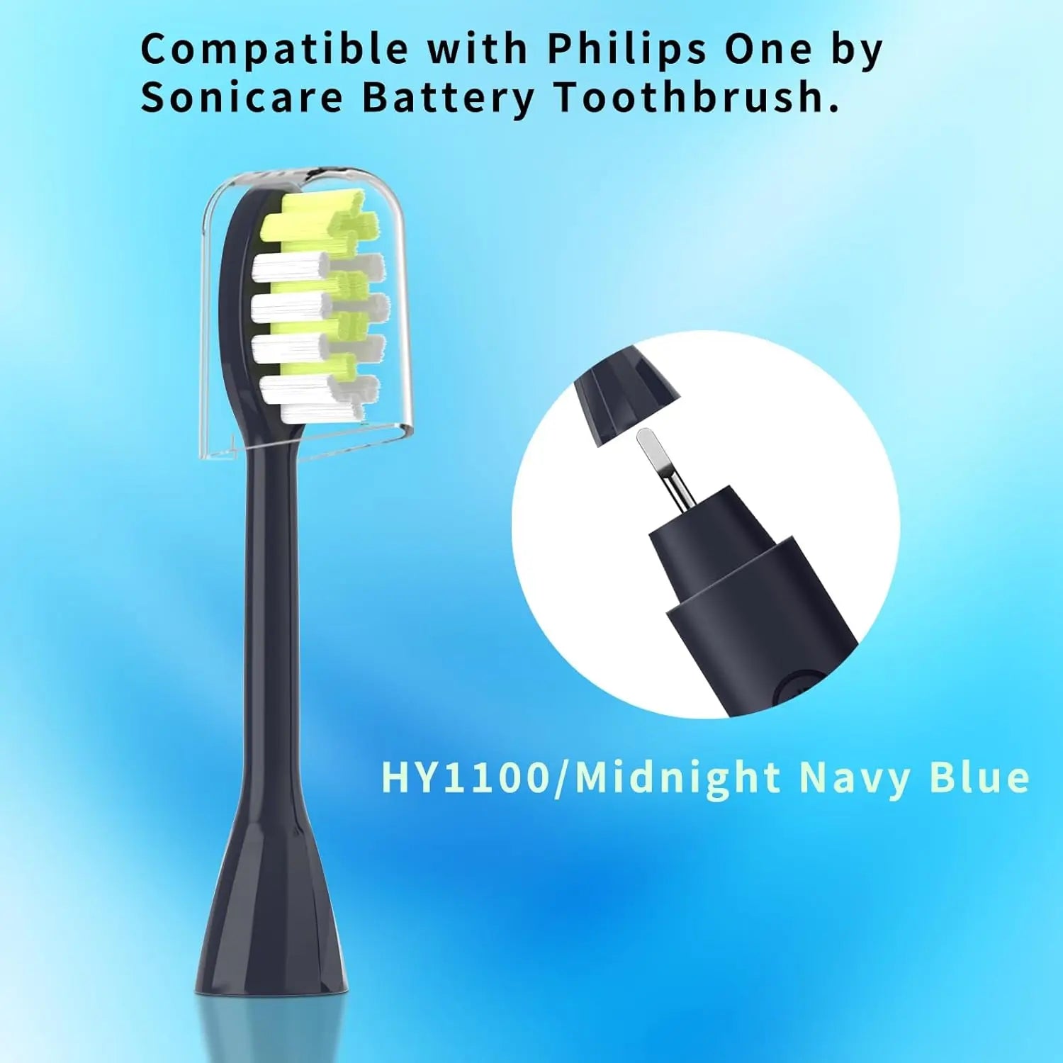 Set of R.E.D. Shopping electric toothbrush replacement heads with soft bristles, suitable for adult dental care, available in 4, 6, or 8 packs.