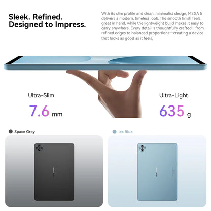 Blackview MEGA 5 Tablet | Android | 12GB+256GB | 4G WiFi | Official Standard