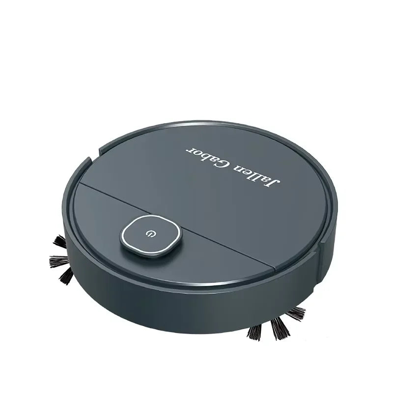 R.E.D. Shopping 3-in-1 smart sweeping robot cleaner with wireless vacuum, compact design for home sweeping and vacuuming.