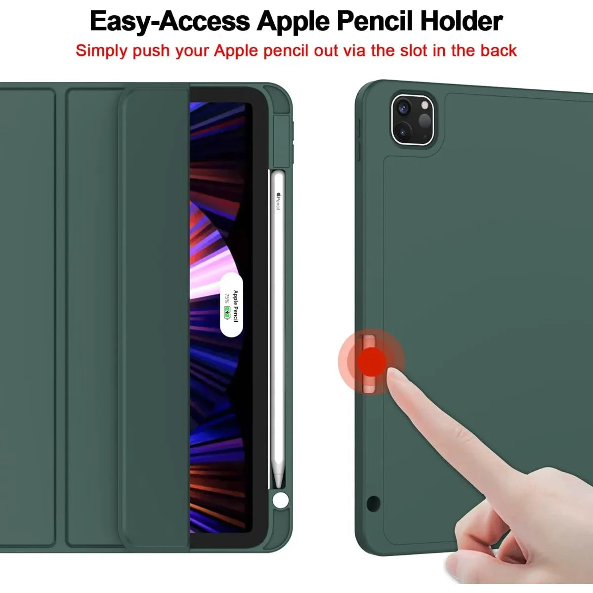 R.E.D. Shopping waterproof shockproof case for iPad Pro 11-inch, heavy-duty protective tablet cover with rugged design