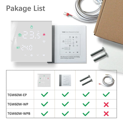 Beok Tuya Smart WiFi Thermostat for Electric & Gas Heating