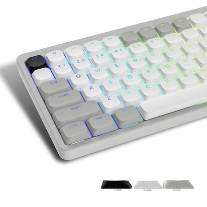 143 Key Low Profile PBT Keycaps – RGB Shine-Through, 60%/87/104, Cherry/Gateron MX
