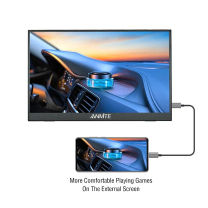 Anmite 14"/16" Portable Touch Monitor — 1200P HDR, 16:10, Low Blue Light