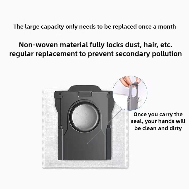 Dreame D10 Plus Gen 2 (RLD32GD) Robot Vacuum Spare Parts – Brush, Filter, Mop & Dust Bag