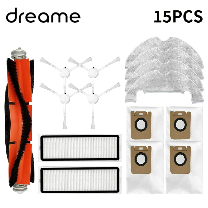 Dreame Bot D10 Plus / Z10 Pro / L10 Plus Robot Vacuum Accessories – Brush, Filter, Mop & Dust Bag