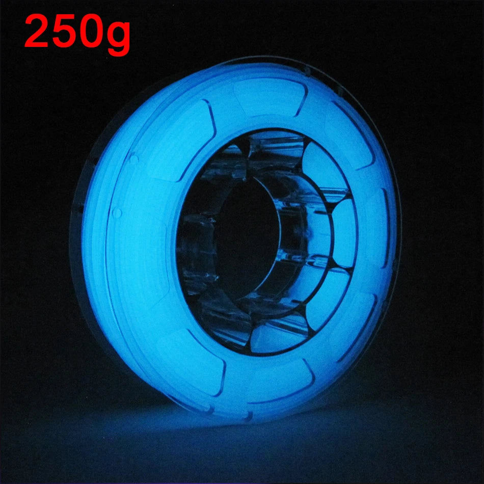 Glow-in-the-Dark PLA Filament – Luminous Purple, Green, Blue & Rainbow, 1.75mm for 3D Printers