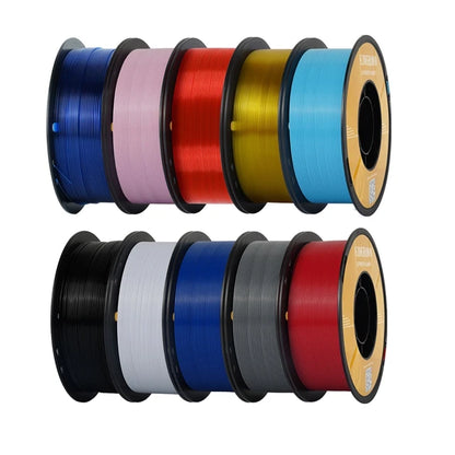 KINGROON PETG Filament 1.75mm – 5KG & 10KG Mixed Color Bundle