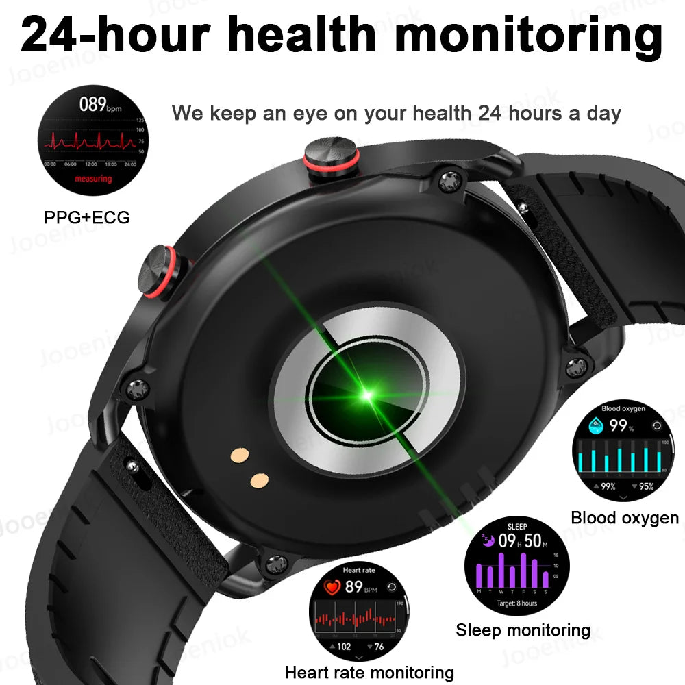 2026 Watch GT Series Smart Watch – ECG+PPG, GPS, HD Screen, BT Call, IP68 for Men & Women