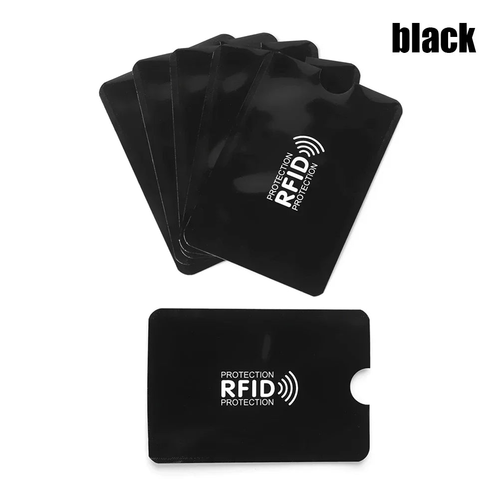 RFID Blocking Card Sleeve Protectors – 5 Pack
