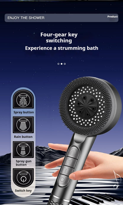 VILOYI 4-Mode Self-Cleaning Shower Head – High Pressure Filter Showerhead
